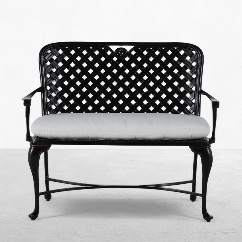 Provance Cast Aluminum Outdoor Bench