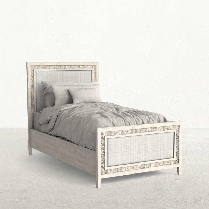 Hamilton Twin Bed - Whitewash
