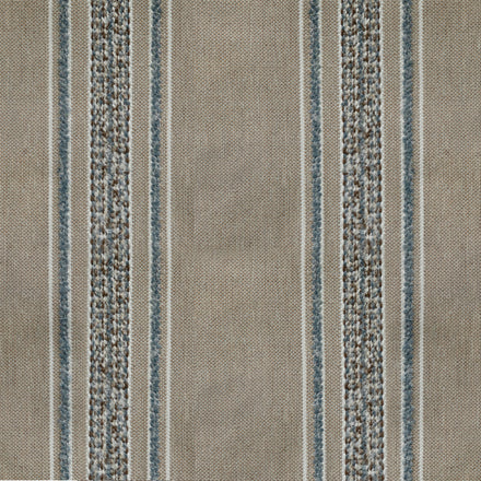 Aspen Stripe Chambray Fabric Swatch Image