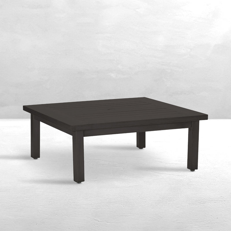 Club Aluminum 43" Square Outdoor Coffee Table
