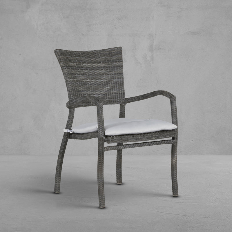 Skye Woven Resin Wicker Outdoor Arm Chair