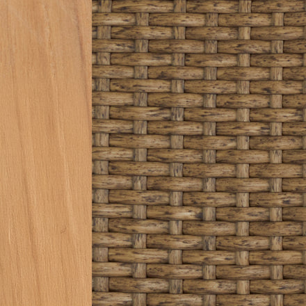 Natural Teak/Raffia Finish Swatch Image