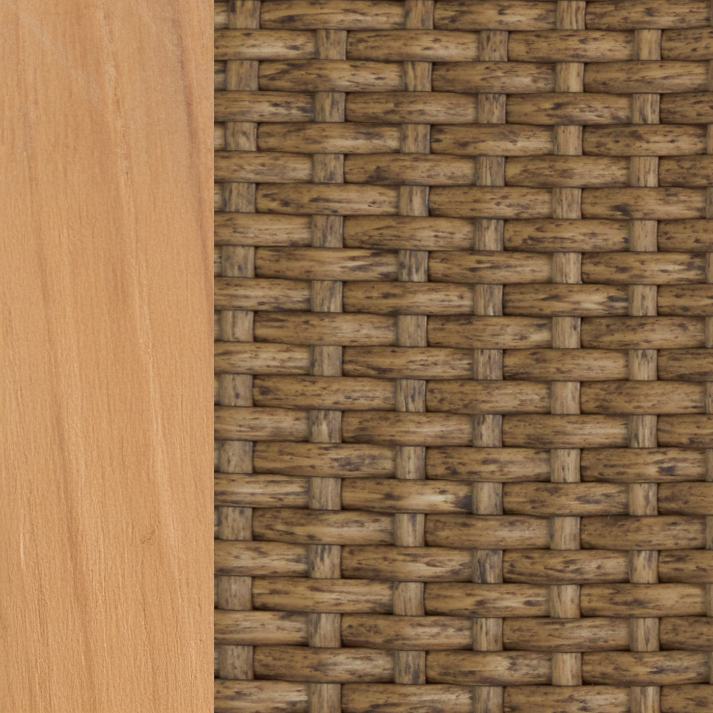 Natural Teak/Raffia Finish Swatch Image