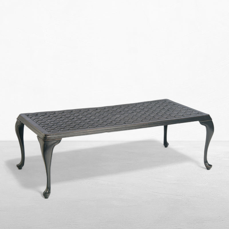 Provance Aluminum Rectangle Outdoor Coffee Table