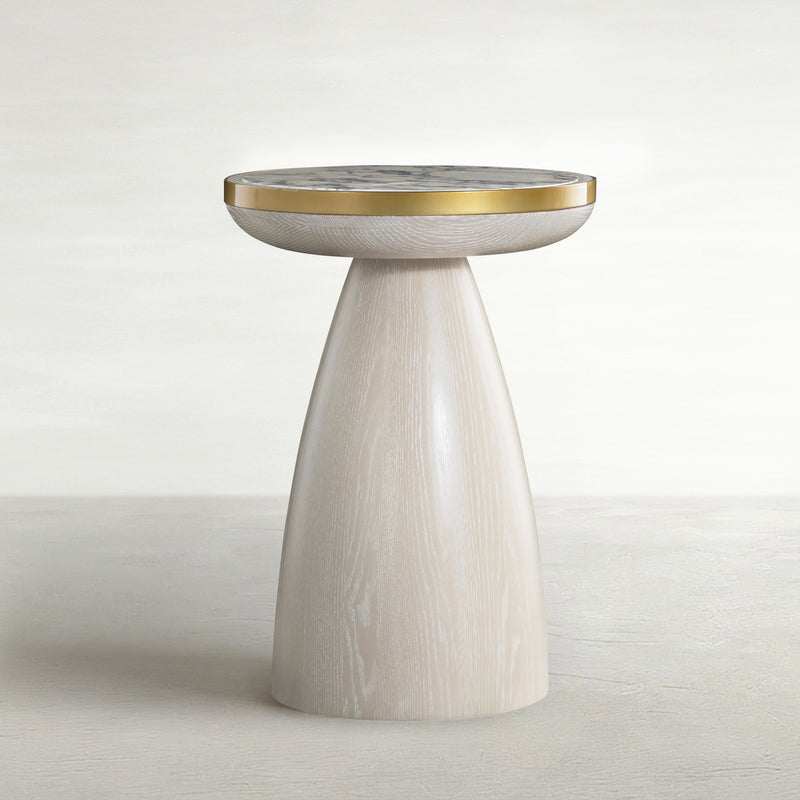 Cain Side Table - White