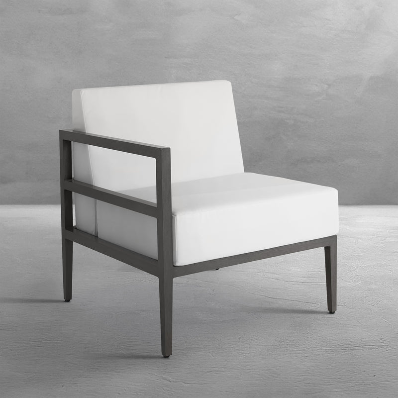 Santa Barbara Aluminum Corner Sectional Sofa LAF