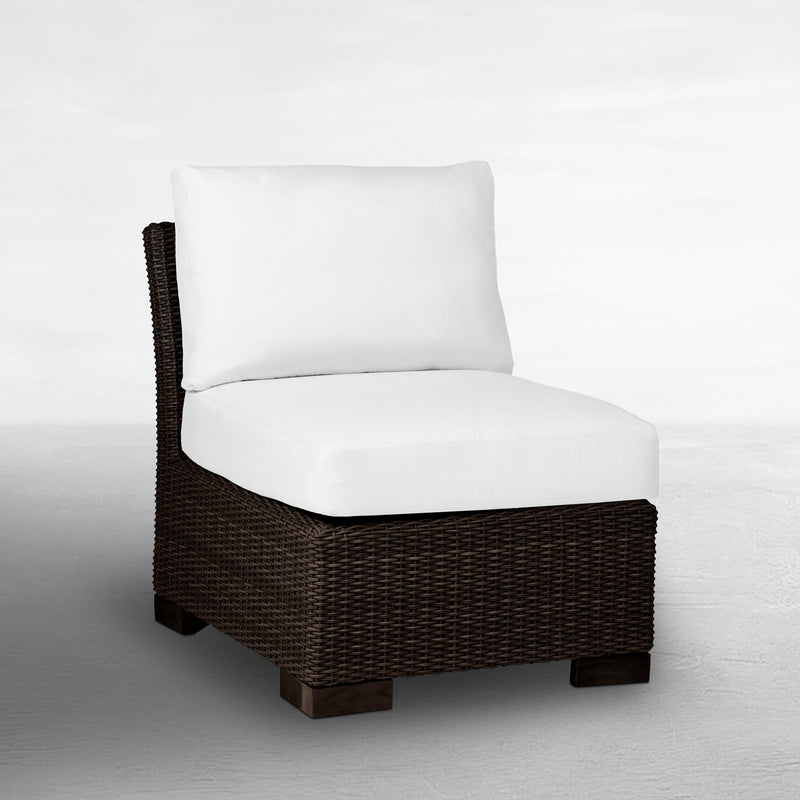 Club Woven Resin Wicker Outdoor Slipper Chair