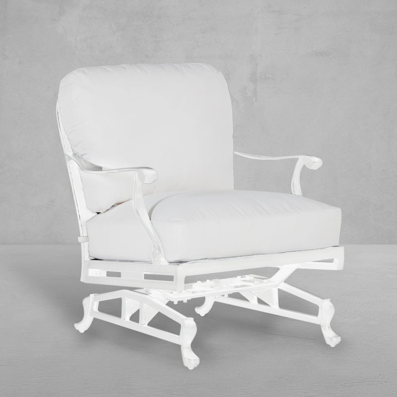 Provance Cast Aluminum Spring Lounge Chair