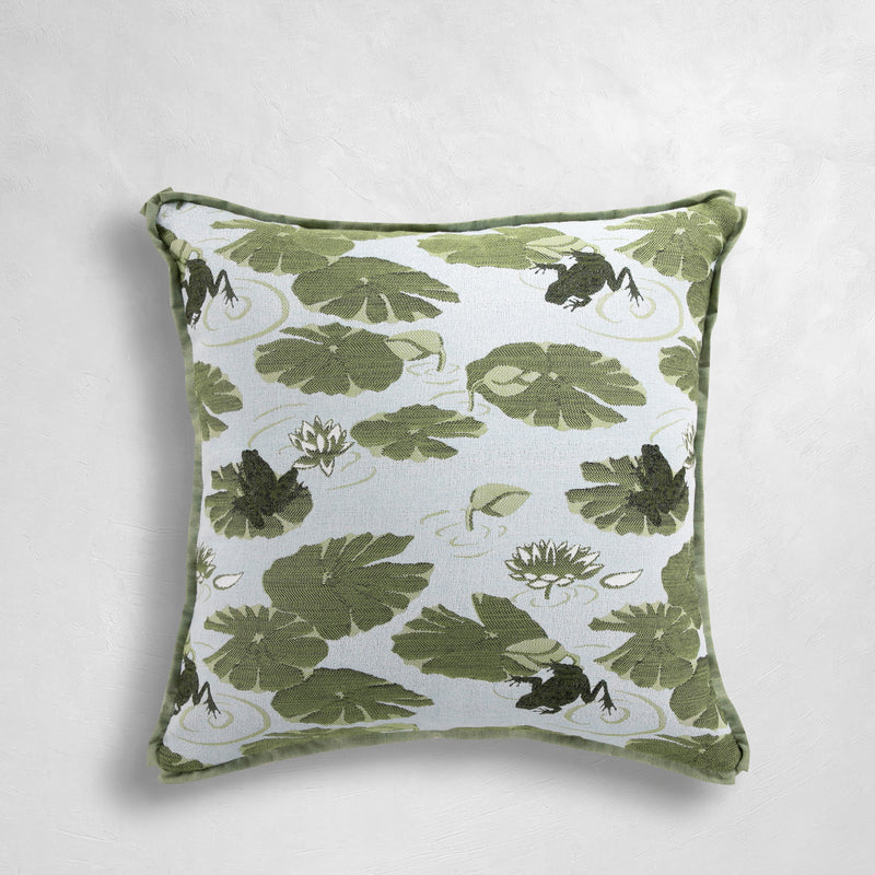 Ribbit Outdoor Throw Pillow