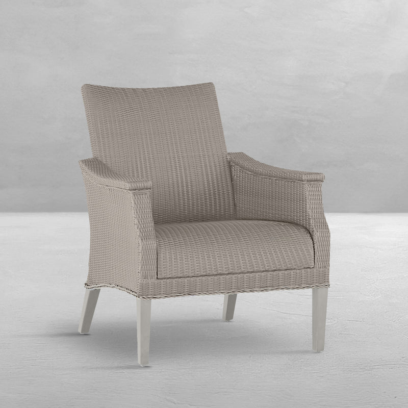 Bentley Woven Resin Wicker Outdoor Lounge Chair