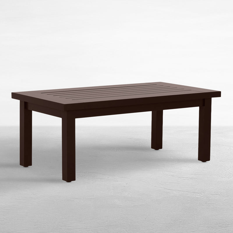 Club Rectangle Outdoor Slatted Coffee Table