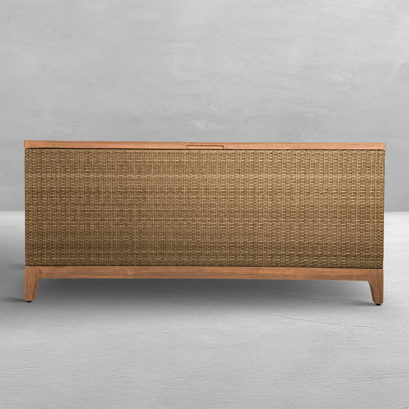 Chesapeake N-Dura Resin Wicker Outdoor Storage Box