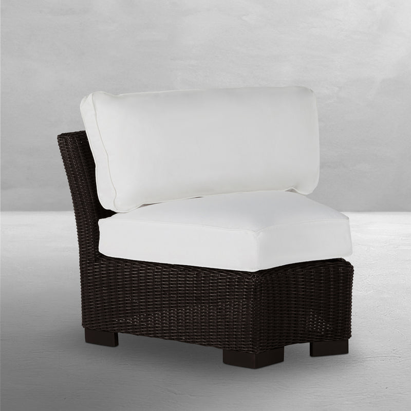 Club Woven Inside Outdoor Round Corner Chair