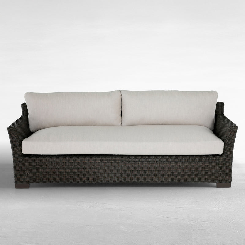 Club Woven Resin Wicker Outdoor Sofa