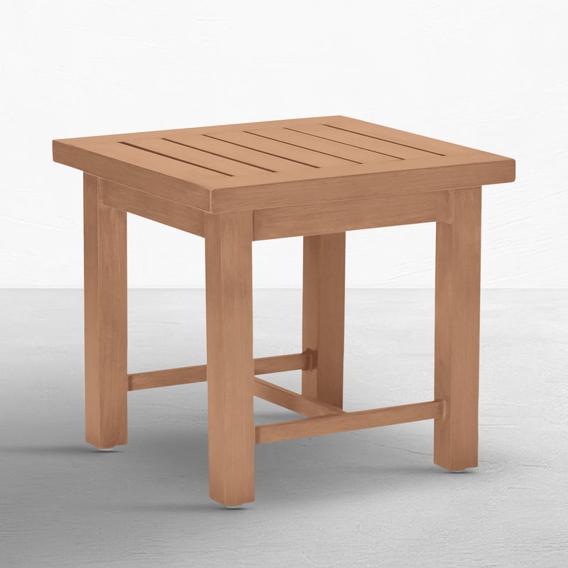 QS Club Square End Table, Natural