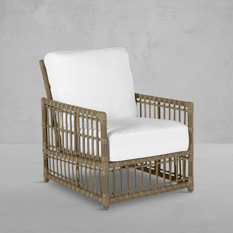 Newport Wicker Outdoor Woven Woven Lounge Chair