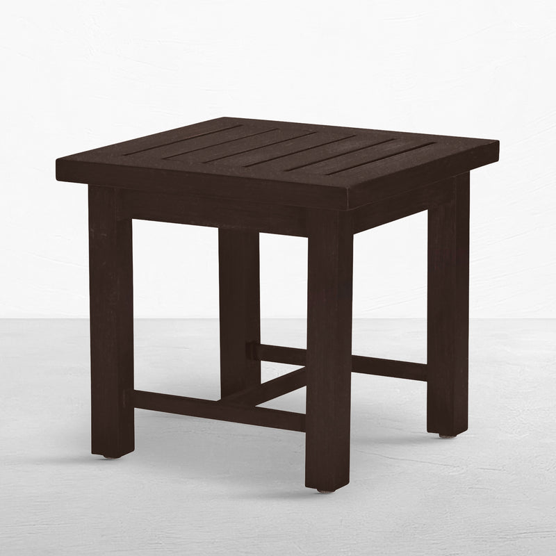 Club Aluminum 22.5" Square Outdoor End Table