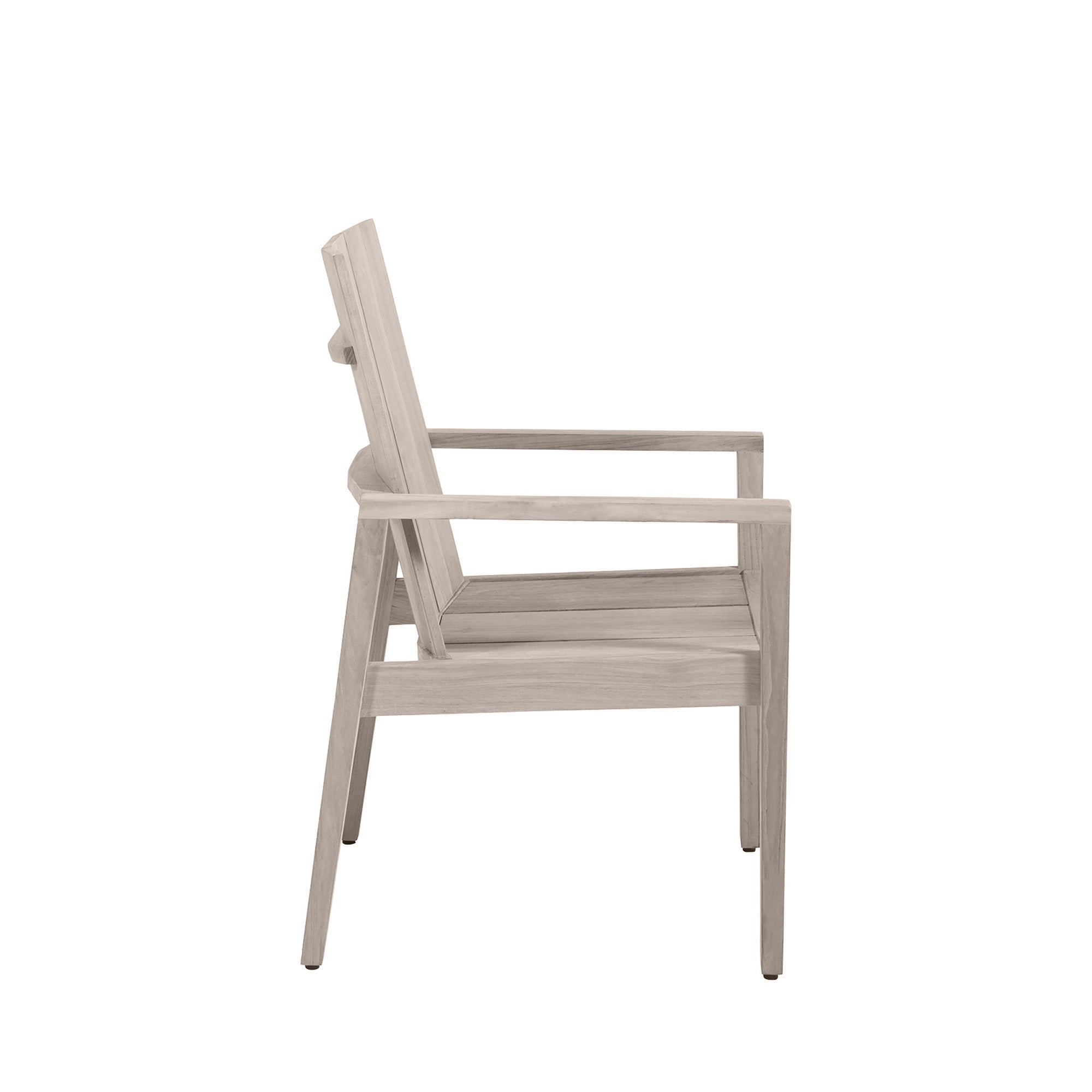 Ashland Teak Outdoor Arm Chair - Thumbnail 2