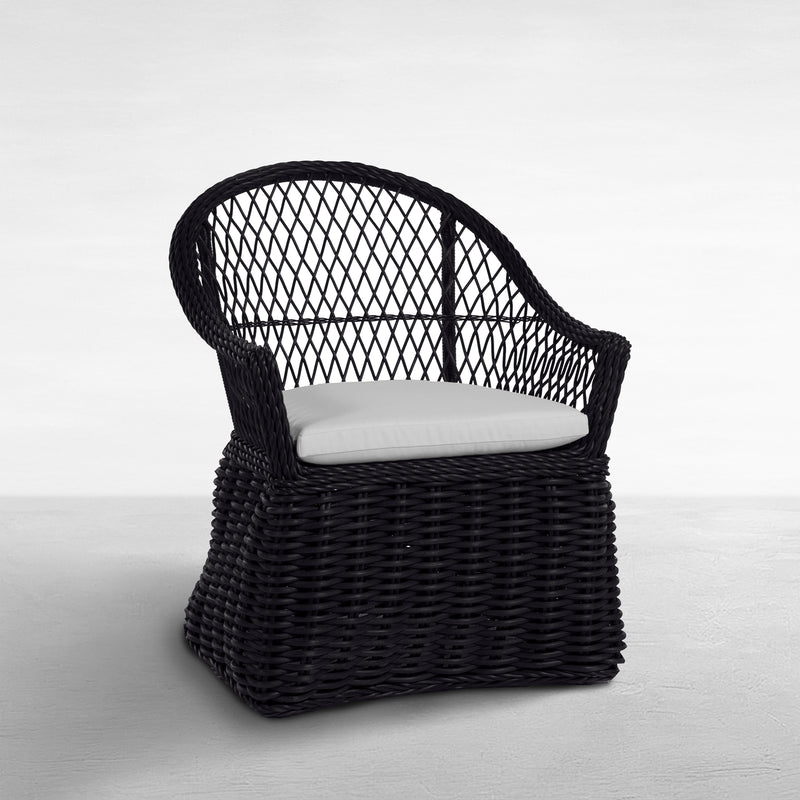 Soho Woven N-Dura Resin Wicker Outdoor Arm Chair