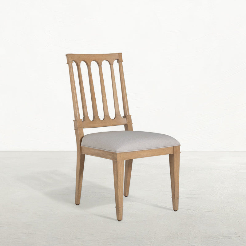 Mathis Dining Side Chair - Rustic French Oak