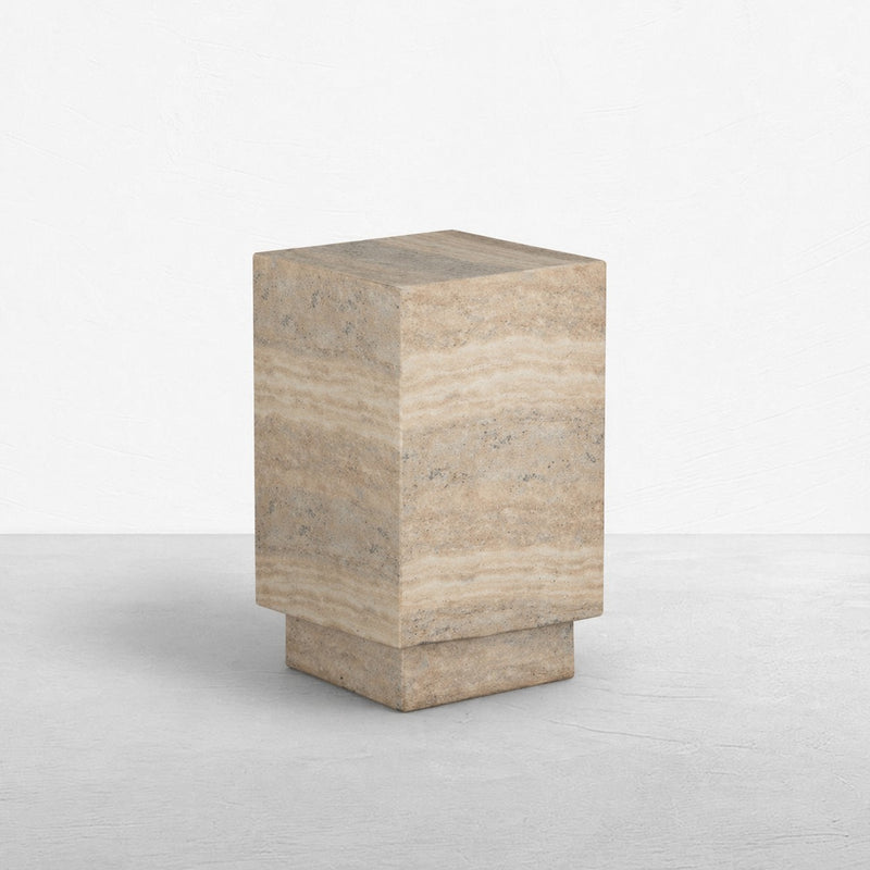 Ridge Cast Stone Drink Table