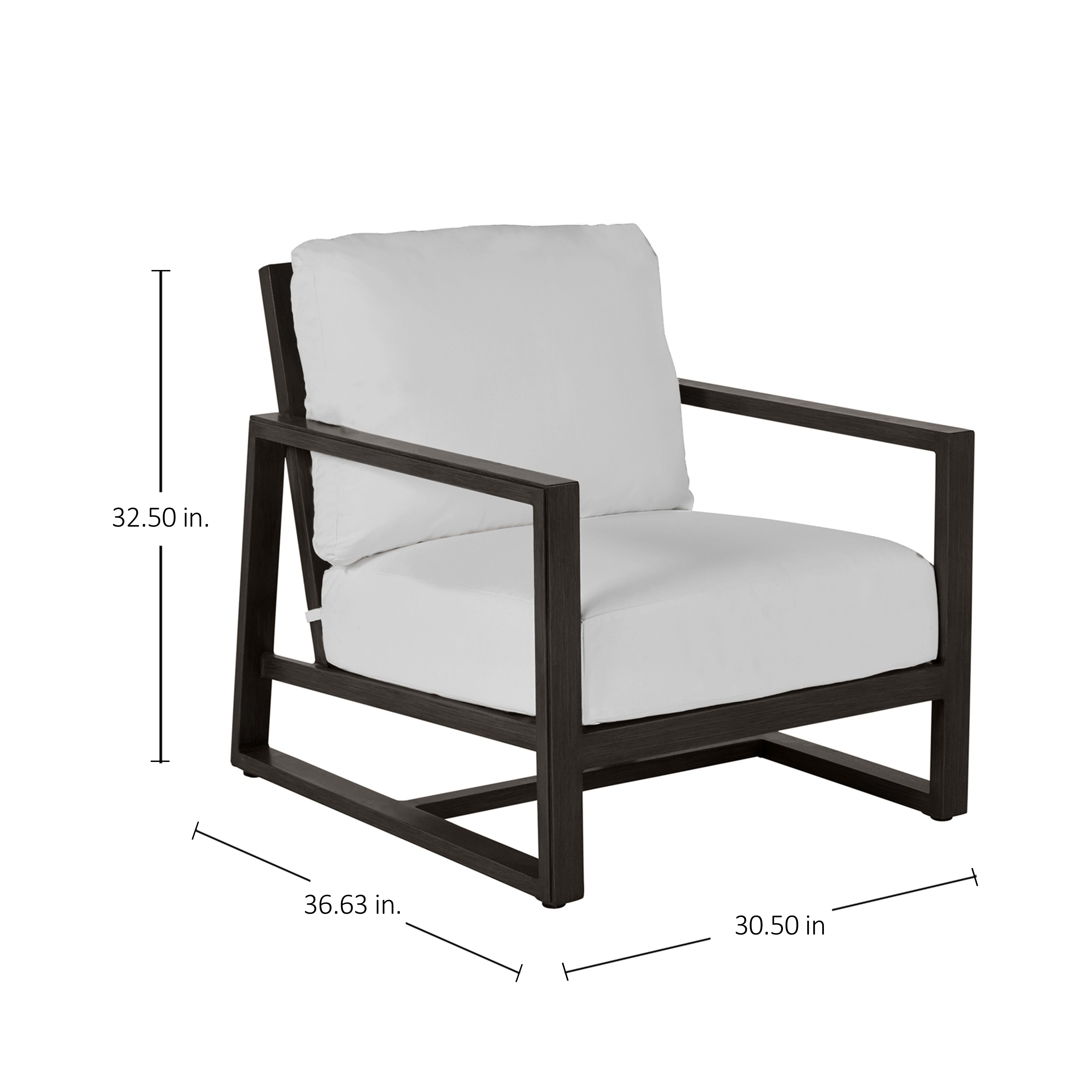 Avondale Wrought Aluminum Outdoor Lounge Chair - Thumbnail 2