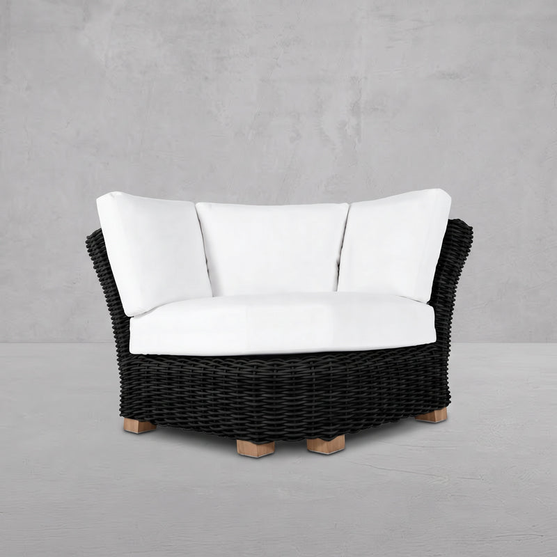 Montauk Resin Wicker Outdoor Corner Sectional Sofa