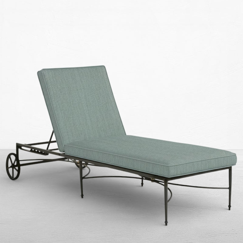 QS Roma Chaise Lounge, Slate Gray/Cast Mist