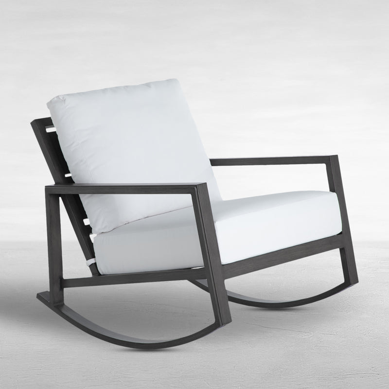Avondale Aluminum Outdoor Lounge Rocker Chair