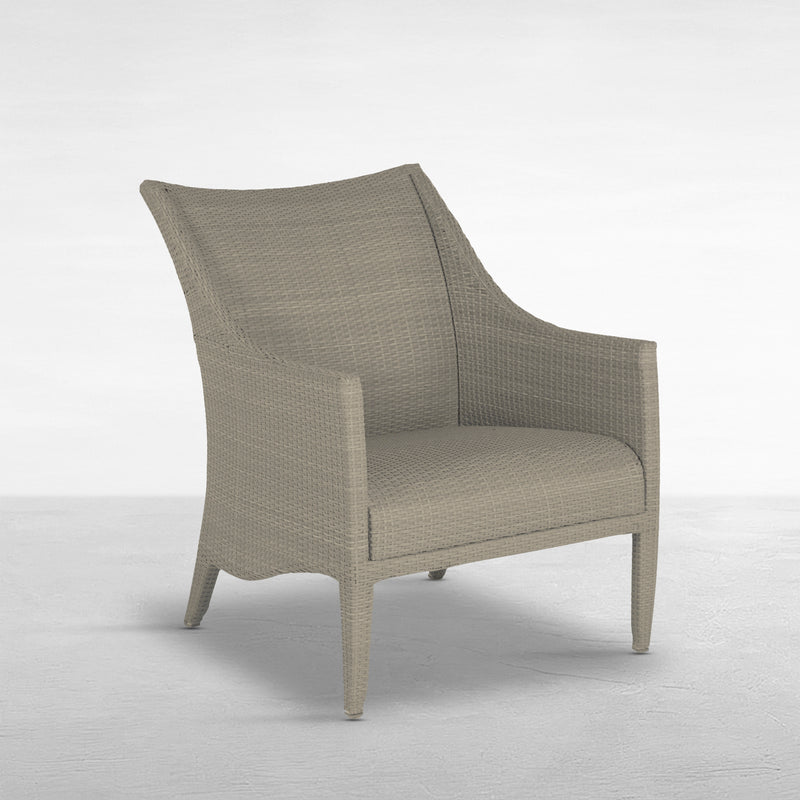 Athena Plus Woven Wicker Outdoor Lounge Chair