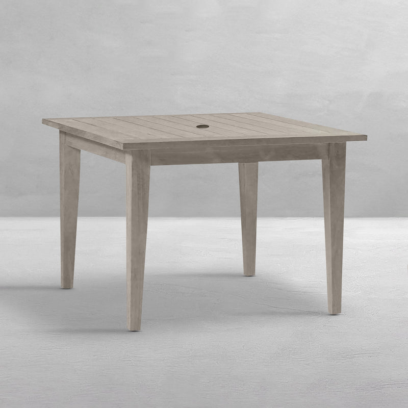 QS Teak 42" Square Table, Natural