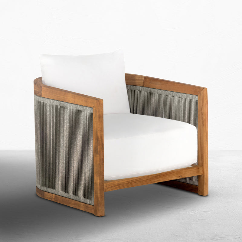 Avalon Teak Outdoor Lounge Chair