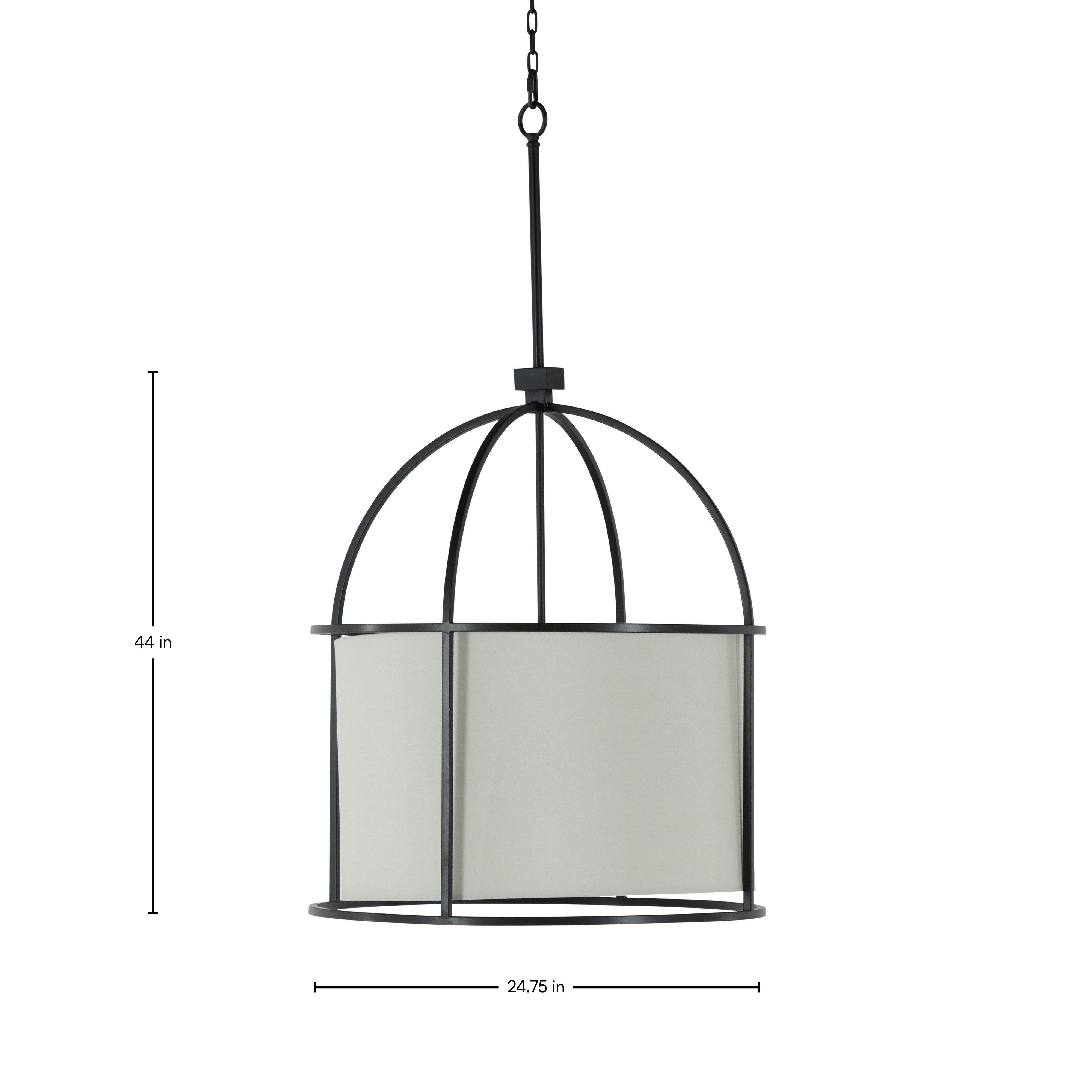 Marlon Stainless Steel Drum Chandelier