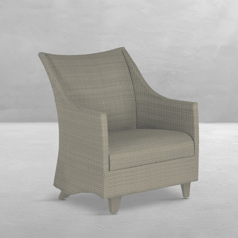 Athena Plus Woven Wicker Spring Lounge Chair