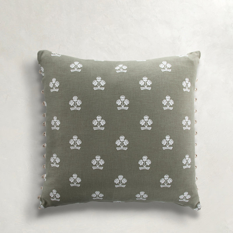 Flower Basket Indoor Throw Pillow