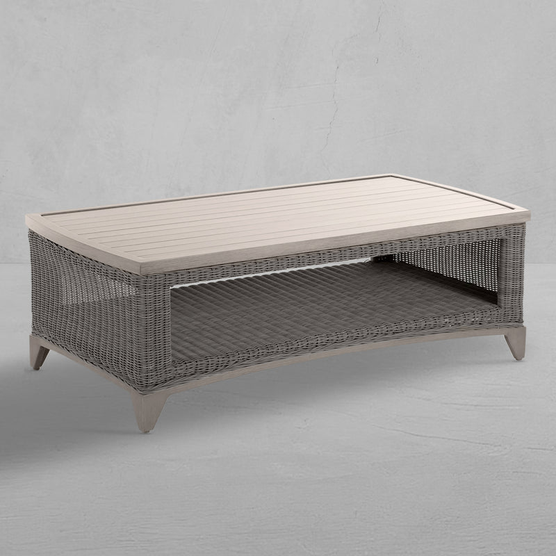 Astoria Wicker Rectangle Outdoor Coffee Table