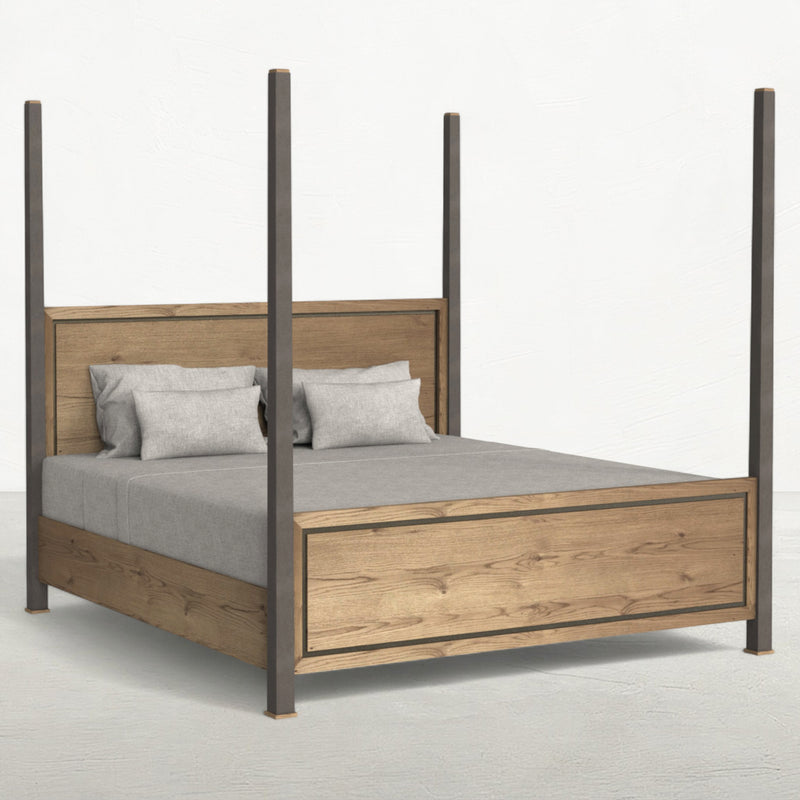 Bower King Poster Bed - Dawn