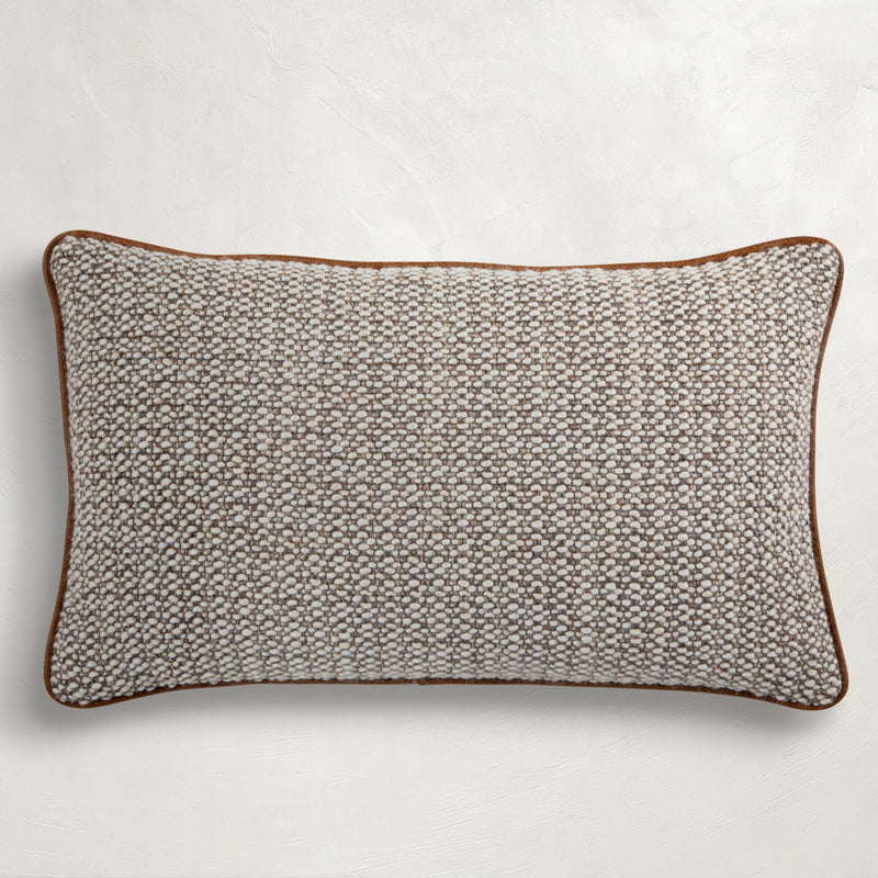 Knotted Wool Indoor Lumbar Pillow