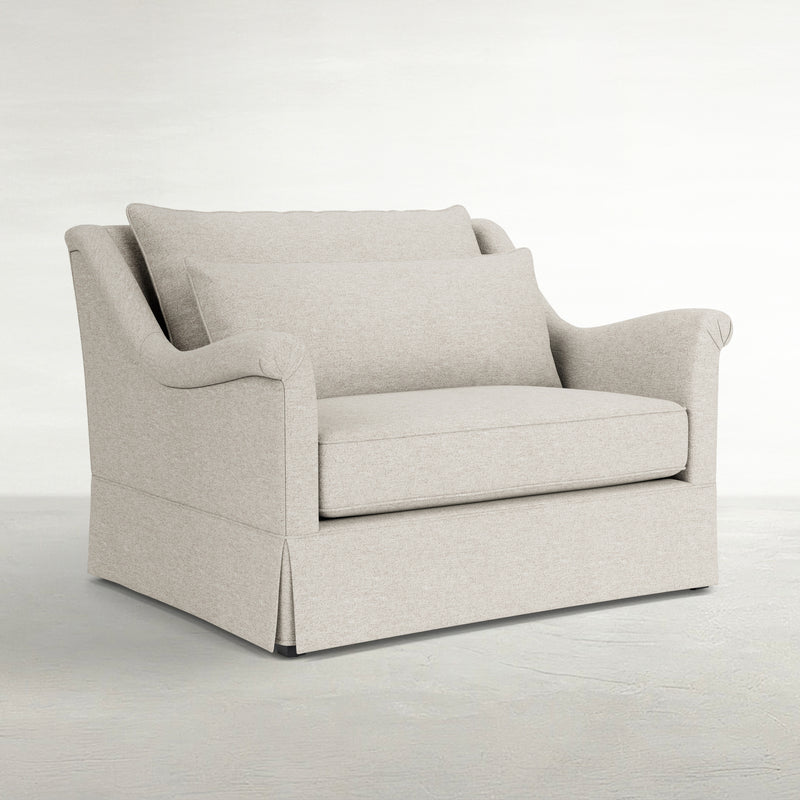 Westley Chair & 1/2 Shallow - Skirted