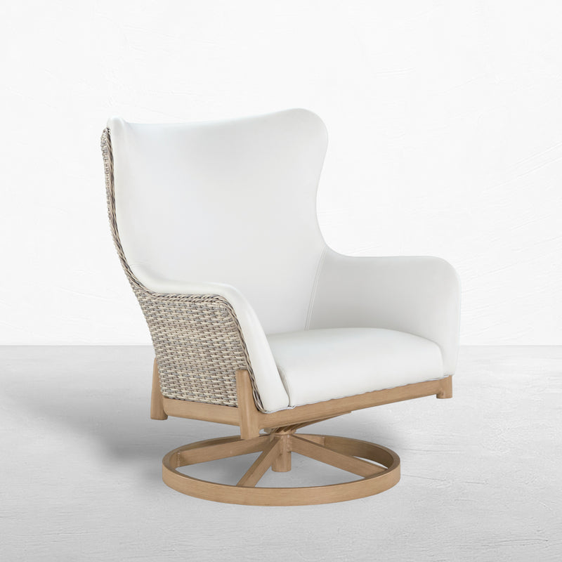 Palma Swivel Rocker Wingback Lounge