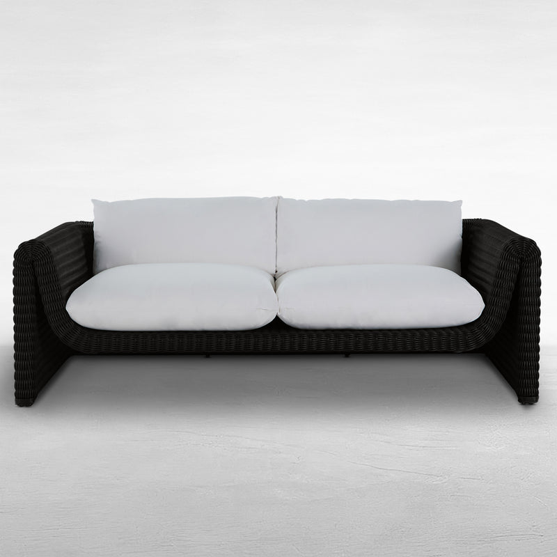 Como Resin Wicker Sofa