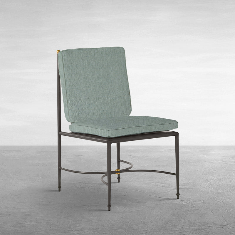 QS Roma Side Chair, Slate Gray/Cast Mist