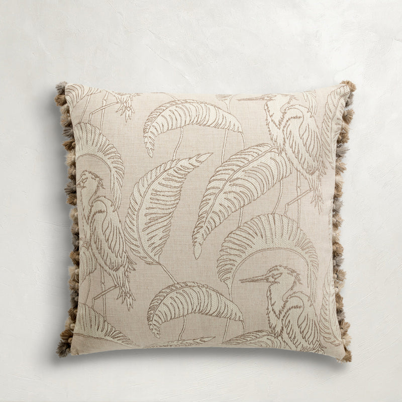 Egret Indoor Throw Pillow
