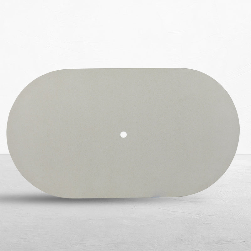 Harris Stone 84.5" x 47.5" Oval Outdoor Table Top
