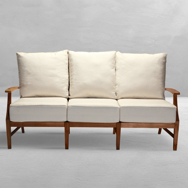 Croquet Teak Outdoor Sofa