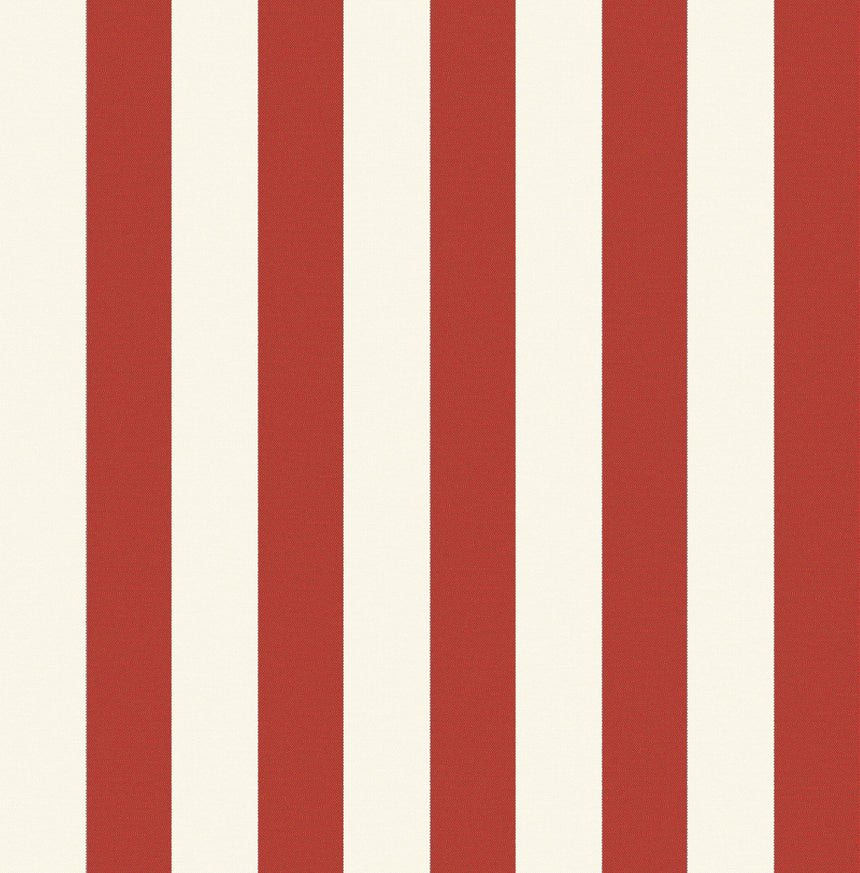 Cabana Stripe Ruby Fabric Swatch Image