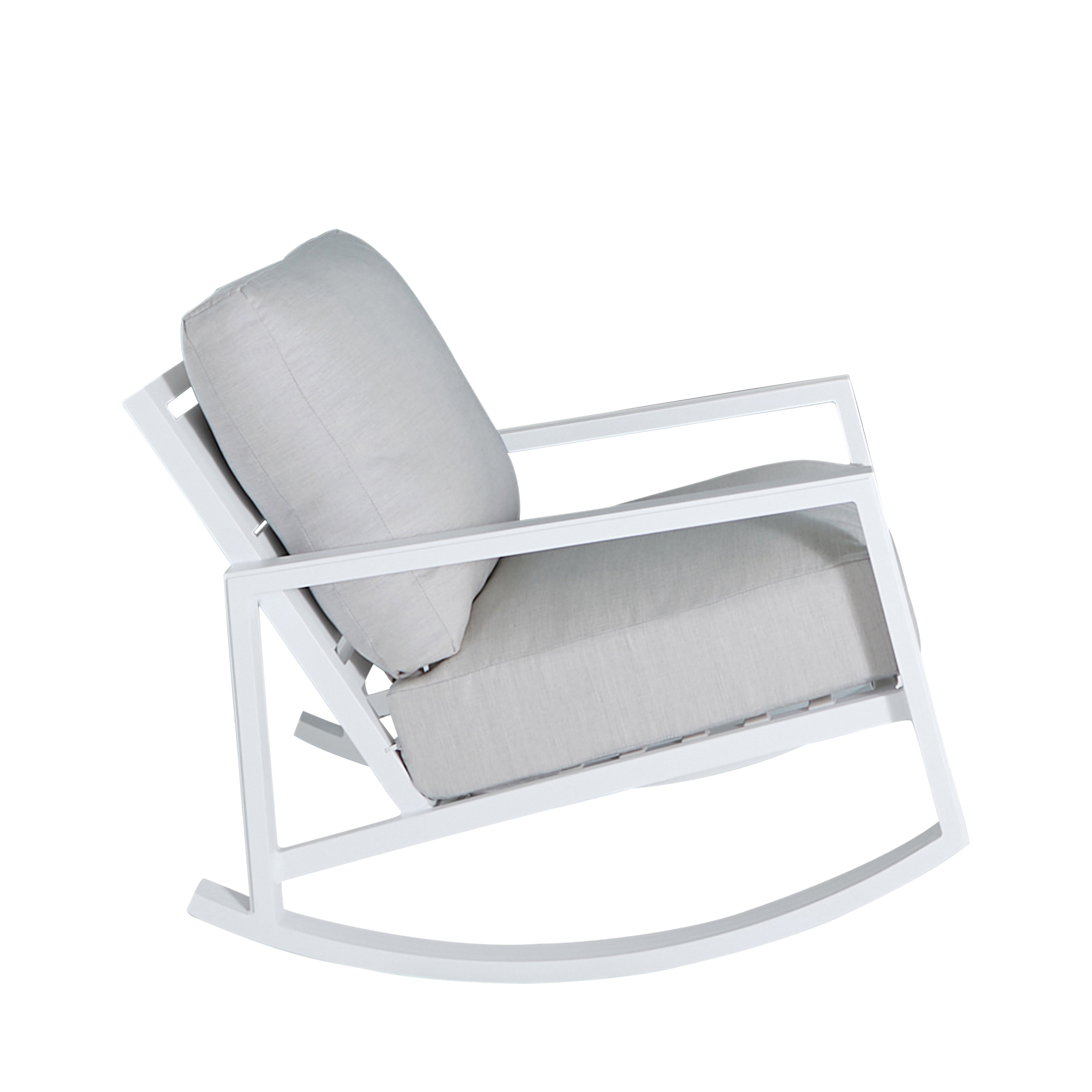 Buy Avondale Aluminum Outdoor Lounge Rocker Chair - Aluminum