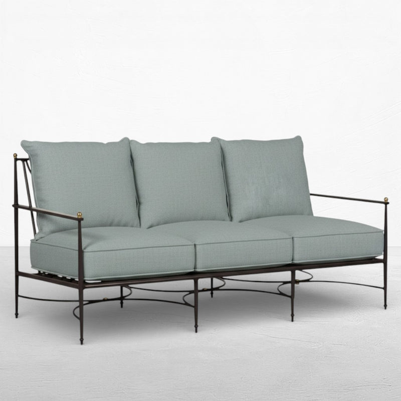 QS Roma Sofa, Slate Gray/Cast Mist
