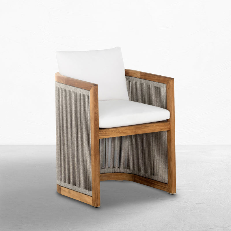 Avalon Teak Outdoor Dining Arm Chair