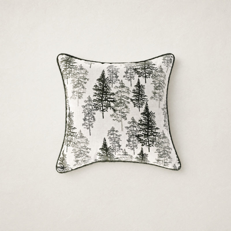 Timber Forest Outdoor Throw Pillow
